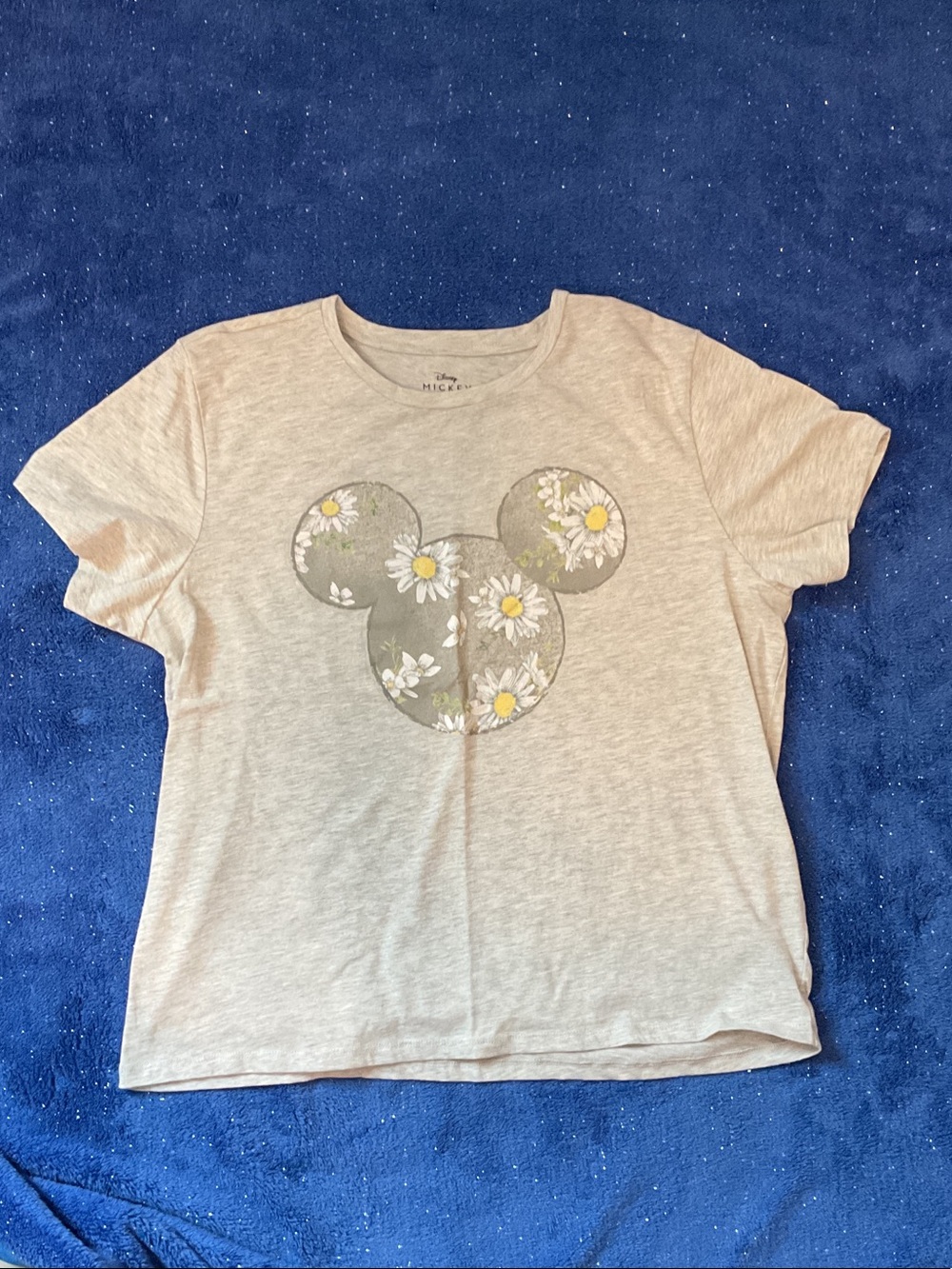 Disney Light Gray Mickey Daisy Graphic Tee
